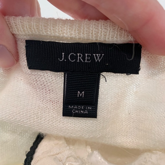 J Crew | Wool blend creamy white sweater - Picture 5 of 7